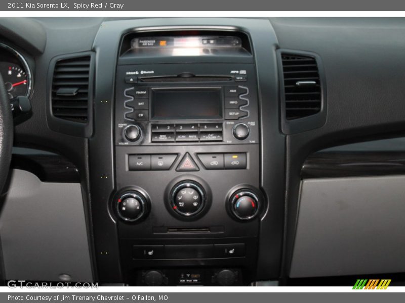 Spicy Red / Gray 2011 Kia Sorento LX