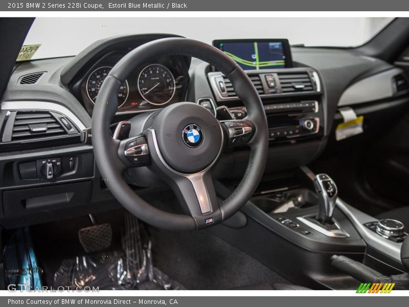 Estoril Blue Metallic / Black 2015 BMW 2 Series 228i Coupe