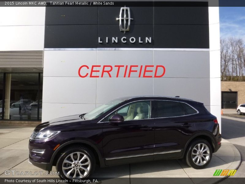 Tahitian Pearl Metallic / White Sands 2015 Lincoln MKC AWD