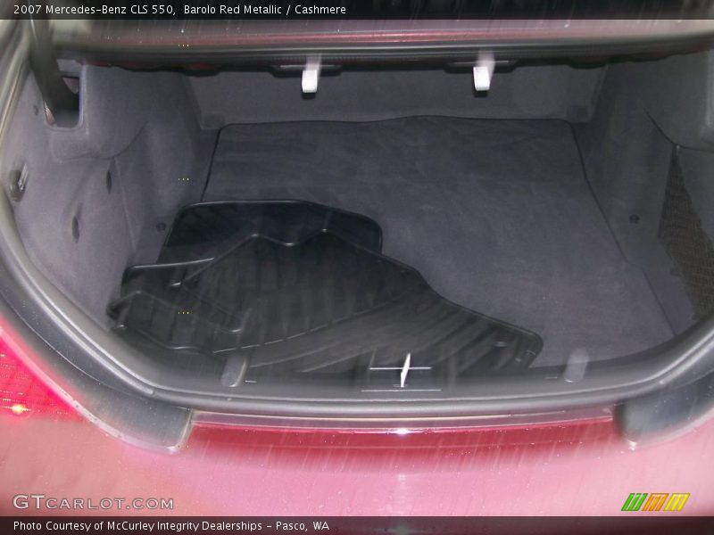 Barolo Red Metallic / Cashmere 2007 Mercedes-Benz CLS 550