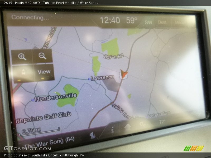 Tahitian Pearl Metallic / White Sands 2015 Lincoln MKC AWD