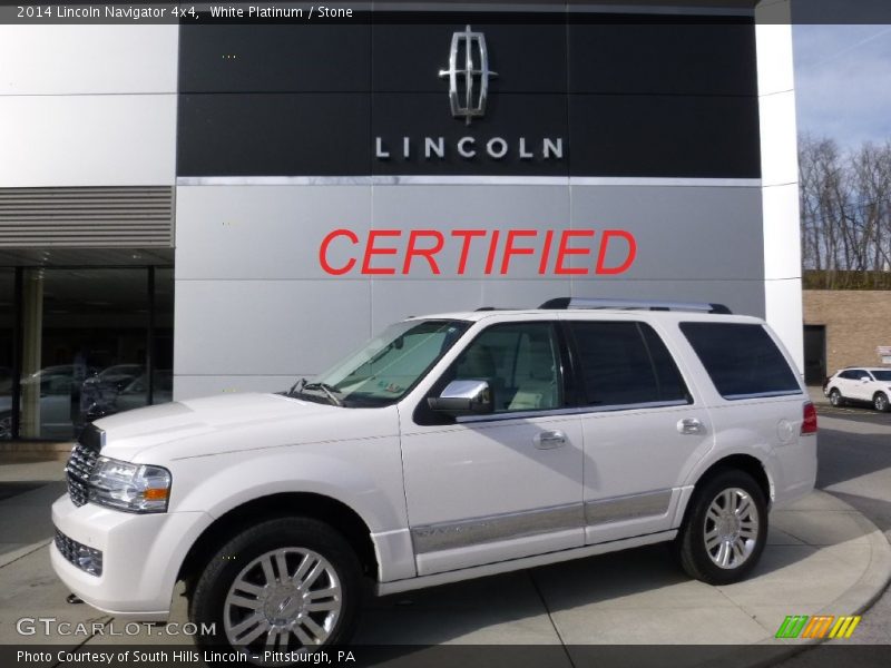 White Platinum / Stone 2014 Lincoln Navigator 4x4