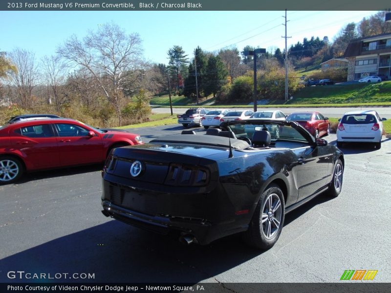 Black / Charcoal Black 2013 Ford Mustang V6 Premium Convertible