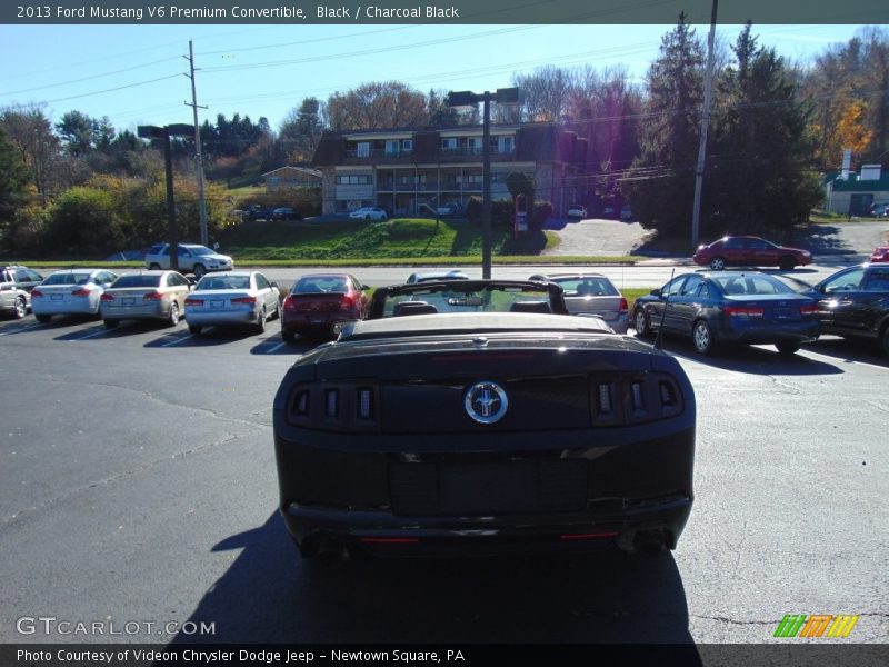 Black / Charcoal Black 2013 Ford Mustang V6 Premium Convertible