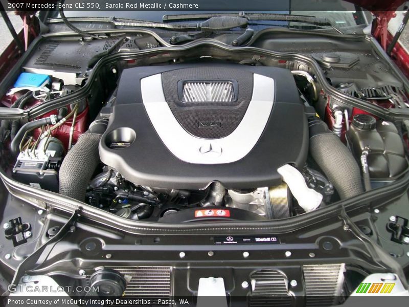 Barolo Red Metallic / Cashmere 2007 Mercedes-Benz CLS 550
