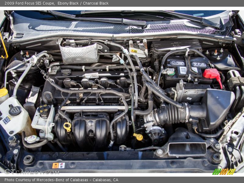 Ebony Black / Charcoal Black 2009 Ford Focus SES Coupe