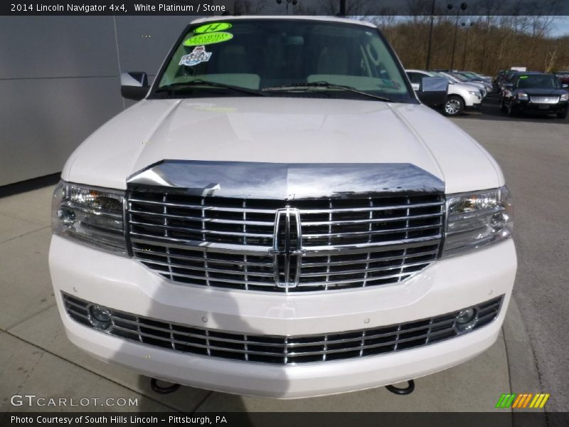 White Platinum / Stone 2014 Lincoln Navigator 4x4