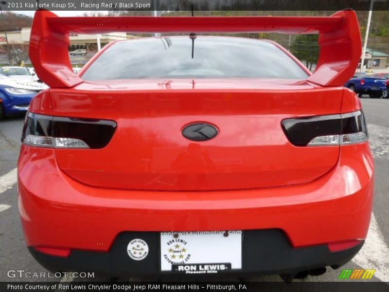 Racing Red / Black Sport 2011 Kia Forte Koup SX
