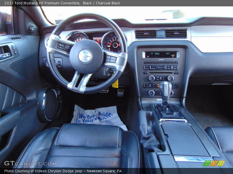 Black / Charcoal Black 2013 Ford Mustang V6 Premium Convertible