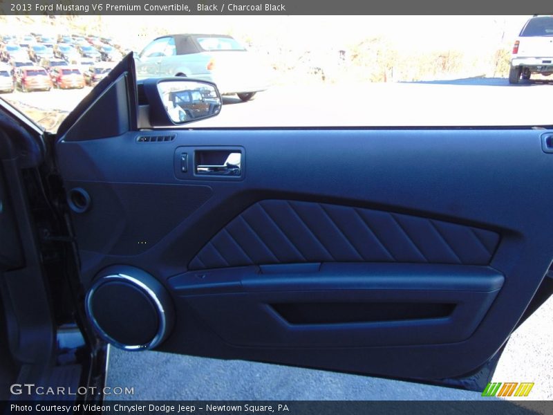 Black / Charcoal Black 2013 Ford Mustang V6 Premium Convertible