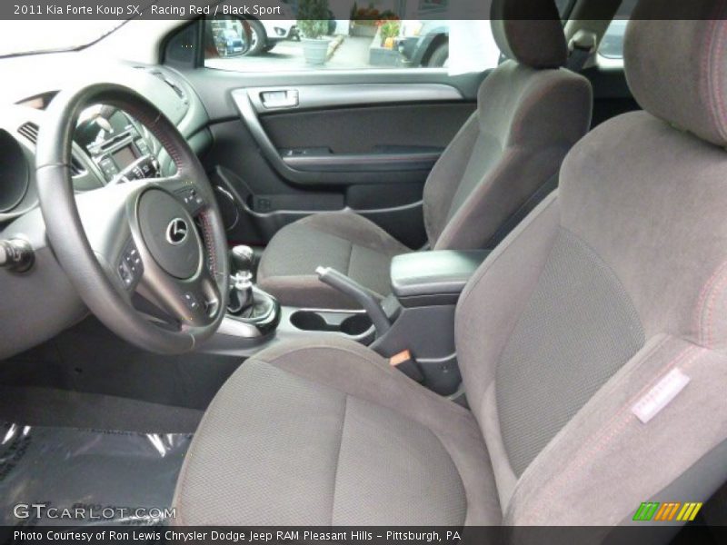 Racing Red / Black Sport 2011 Kia Forte Koup SX