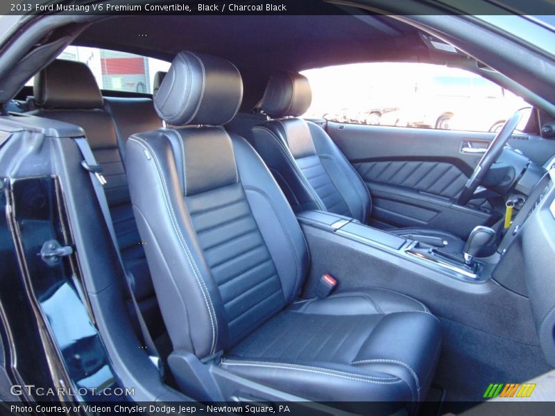 Black / Charcoal Black 2013 Ford Mustang V6 Premium Convertible