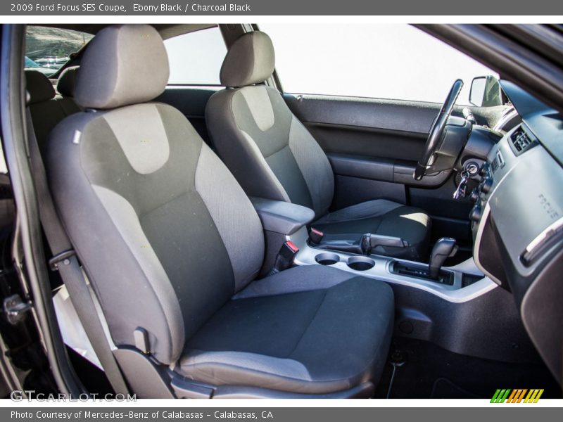 Ebony Black / Charcoal Black 2009 Ford Focus SES Coupe