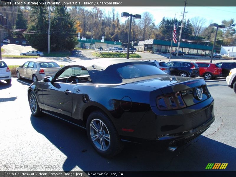 Black / Charcoal Black 2013 Ford Mustang V6 Premium Convertible