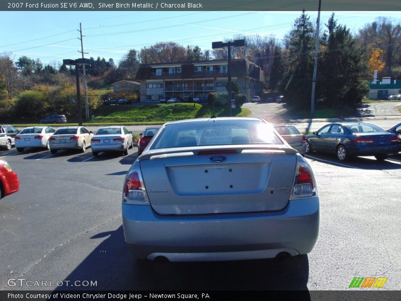 Silver Birch Metallic / Charcoal Black 2007 Ford Fusion SE V6 AWD