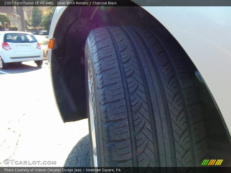 Silver Birch Metallic / Charcoal Black 2007 Ford Fusion SE V6 AWD