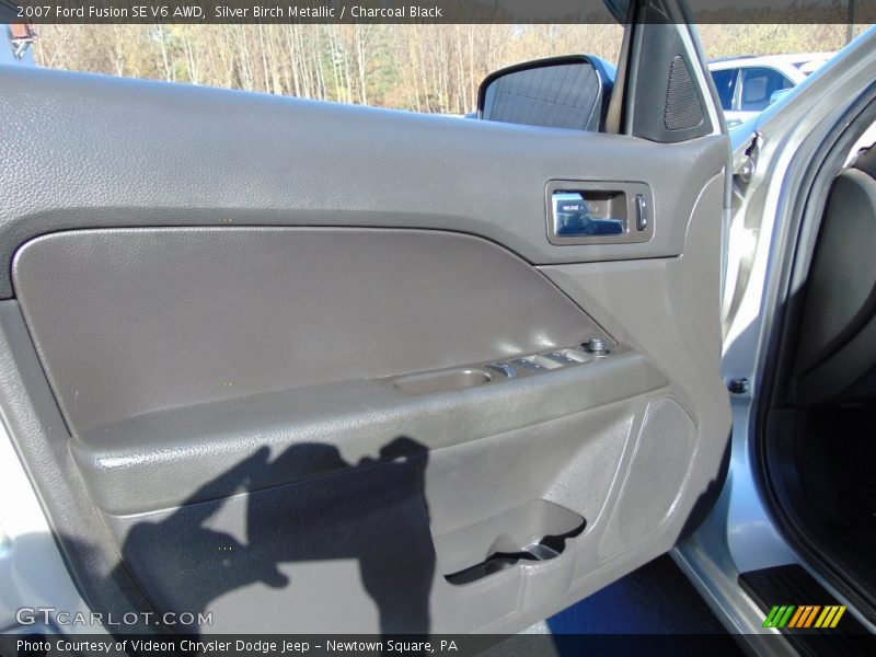 Silver Birch Metallic / Charcoal Black 2007 Ford Fusion SE V6 AWD