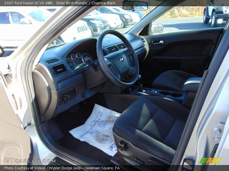 Silver Birch Metallic / Charcoal Black 2007 Ford Fusion SE V6 AWD