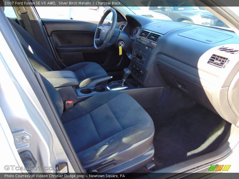 Silver Birch Metallic / Charcoal Black 2007 Ford Fusion SE V6 AWD