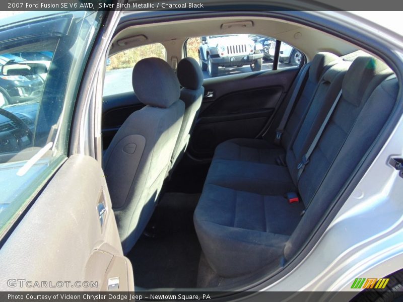 Silver Birch Metallic / Charcoal Black 2007 Ford Fusion SE V6 AWD