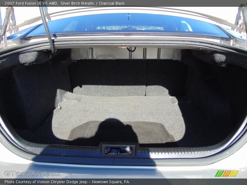 Silver Birch Metallic / Charcoal Black 2007 Ford Fusion SE V6 AWD