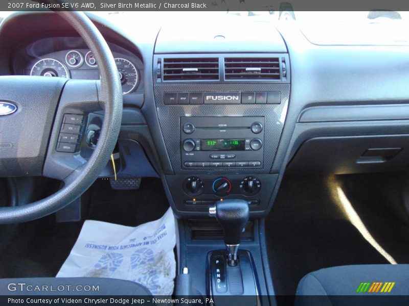 Silver Birch Metallic / Charcoal Black 2007 Ford Fusion SE V6 AWD