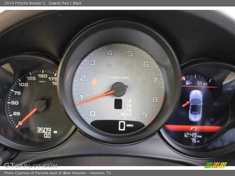 Guards Red / Black 2014 Porsche Boxster S