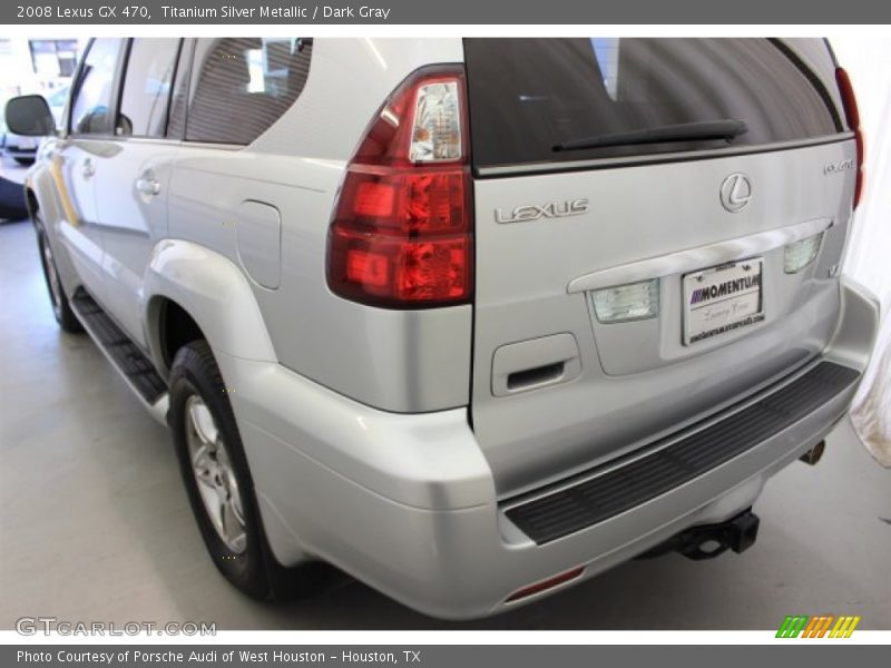 Titanium Silver Metallic / Dark Gray 2008 Lexus GX 470