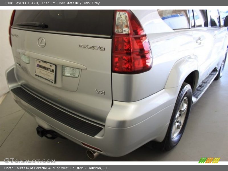 Titanium Silver Metallic / Dark Gray 2008 Lexus GX 470