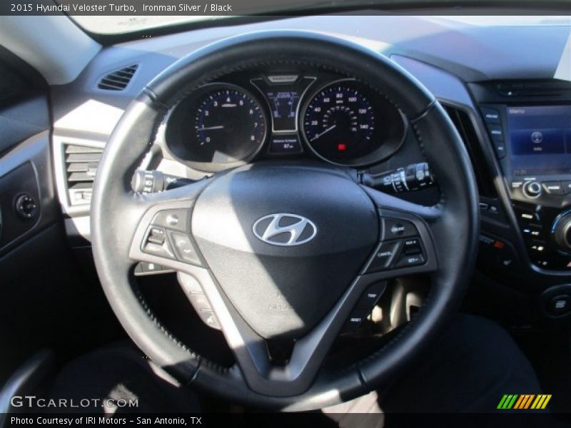 Ironman Silver / Black 2015 Hyundai Veloster Turbo