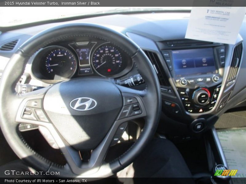 Ironman Silver / Black 2015 Hyundai Veloster Turbo