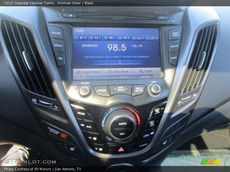 Ironman Silver / Black 2015 Hyundai Veloster Turbo