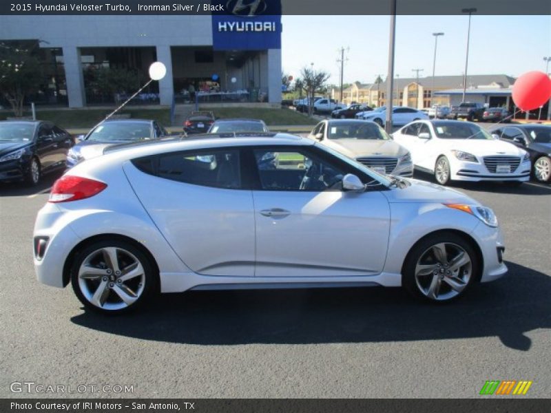 Ironman Silver / Black 2015 Hyundai Veloster Turbo