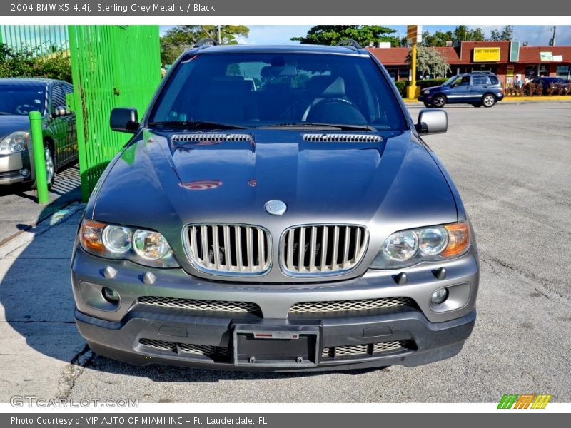 Sterling Grey Metallic / Black 2004 BMW X5 4.4i