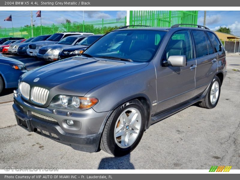 Sterling Grey Metallic / Black 2004 BMW X5 4.4i