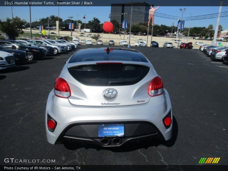 Ironman Silver / Black 2015 Hyundai Veloster Turbo
