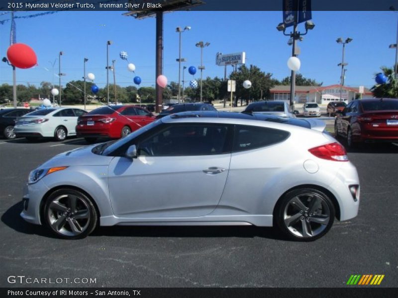 Ironman Silver / Black 2015 Hyundai Veloster Turbo