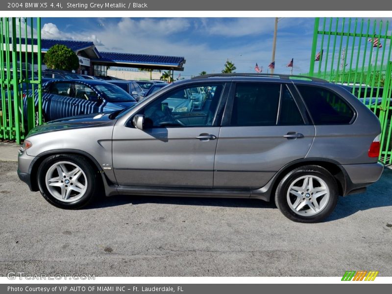 Sterling Grey Metallic / Black 2004 BMW X5 4.4i
