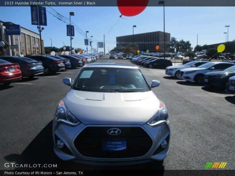 Ironman Silver / Black 2015 Hyundai Veloster Turbo