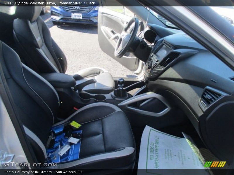 Ironman Silver / Black 2015 Hyundai Veloster Turbo