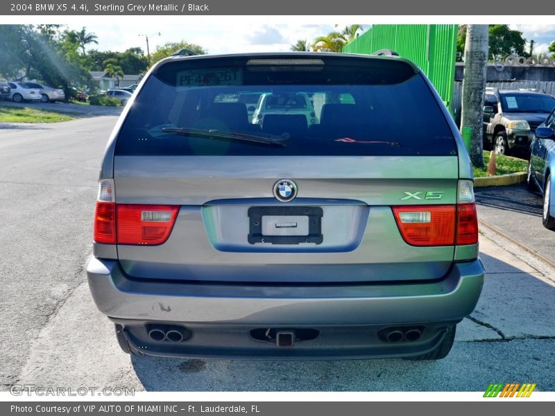 Sterling Grey Metallic / Black 2004 BMW X5 4.4i