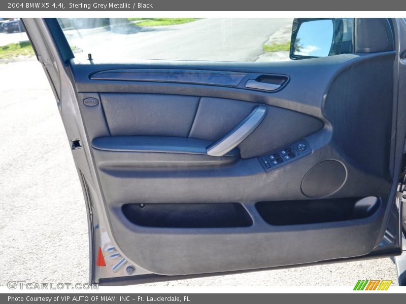 Sterling Grey Metallic / Black 2004 BMW X5 4.4i
