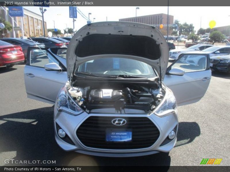 Ironman Silver / Black 2015 Hyundai Veloster Turbo
