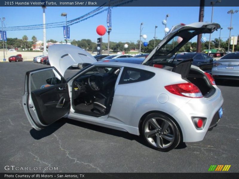 Ironman Silver / Black 2015 Hyundai Veloster Turbo