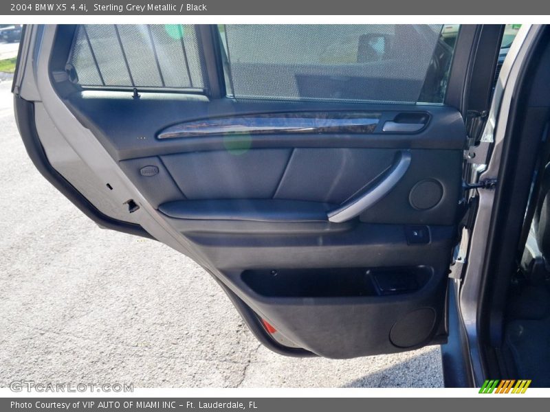Sterling Grey Metallic / Black 2004 BMW X5 4.4i