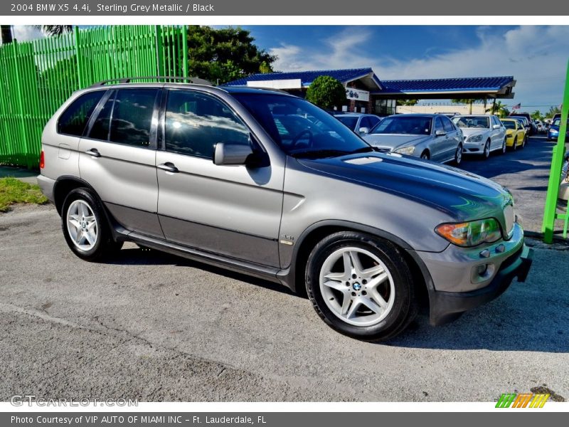 Sterling Grey Metallic / Black 2004 BMW X5 4.4i