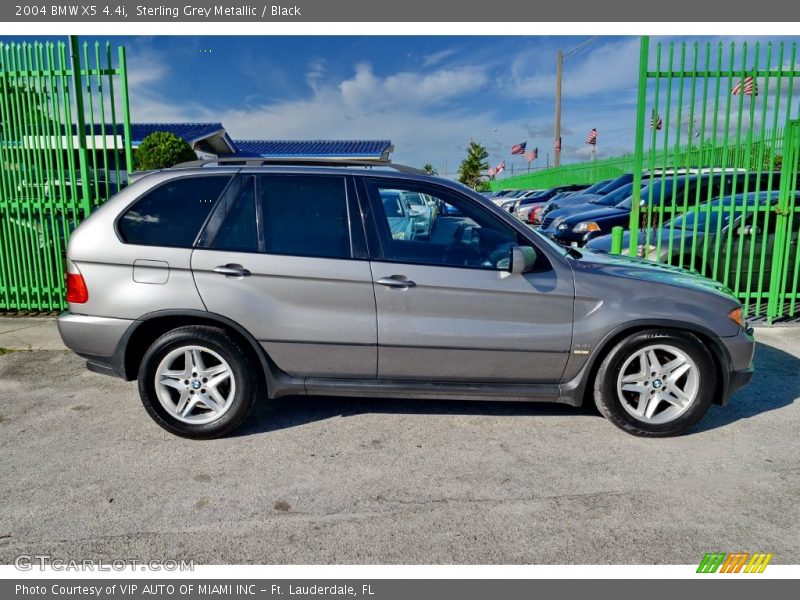 Sterling Grey Metallic / Black 2004 BMW X5 4.4i