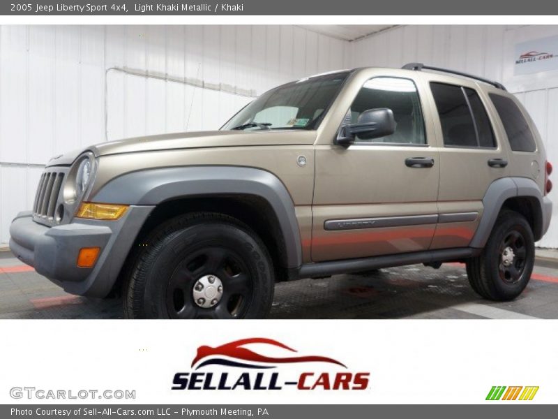 Light Khaki Metallic / Khaki 2005 Jeep Liberty Sport 4x4