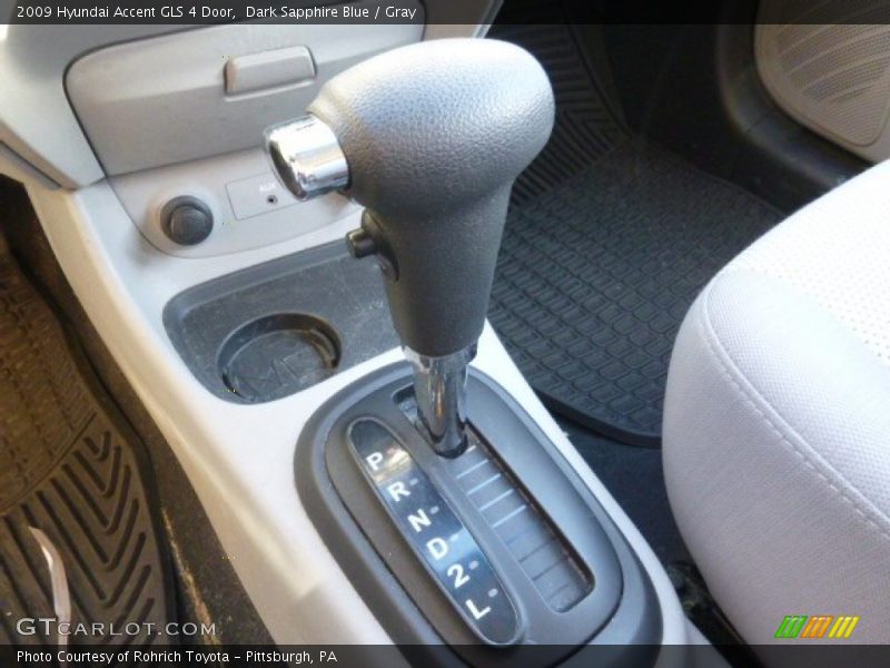 Dark Sapphire Blue / Gray 2009 Hyundai Accent GLS 4 Door