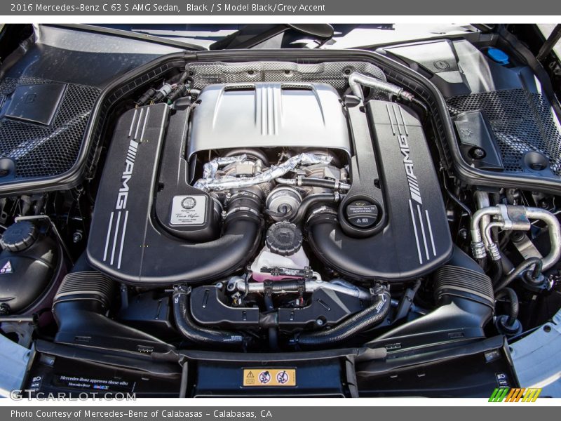  2016 C 63 S AMG Sedan Engine - 4.0 Liter AMG DI biturbo DOHC 32-Valve VVT V8